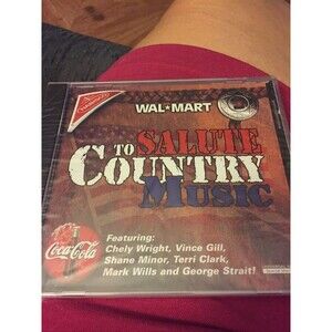 NIP WalMart nabisco Cocacola Salute To Country Music 2000 CD